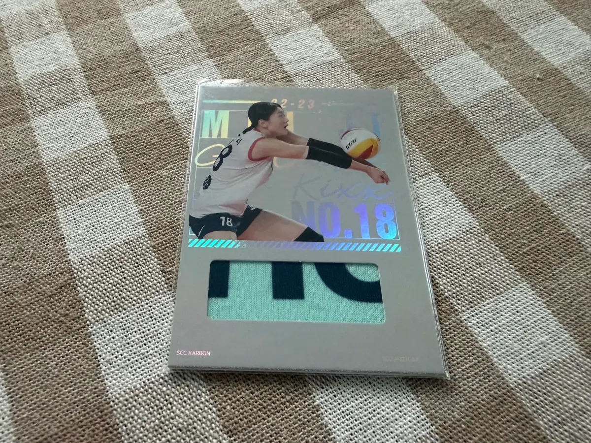 SCC KOVO 카본 져지 카드 GS칼텍스 권민지