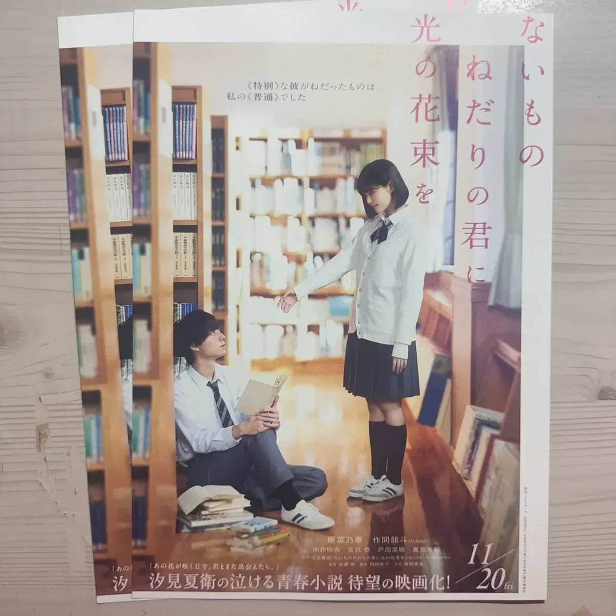 [일본영화팜플렛] 없는 것을 바라는 너에게 빛의 꽃다발을 사쿠마 류토 하라 나노카