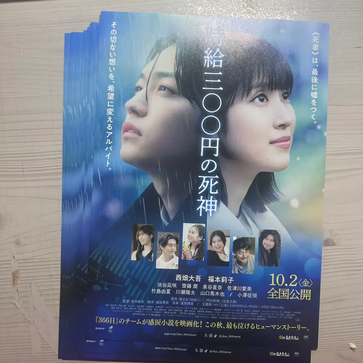 [일본영화팜플렛] 너는 기억 못하겠지만 니시하타 다이고 후쿠모토 리코