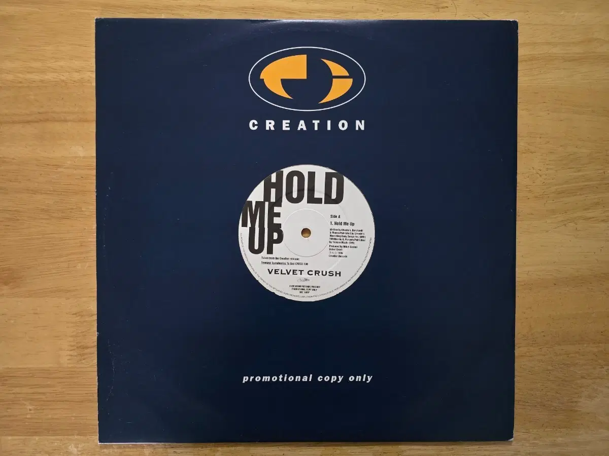 LP 레코드 Velvet Crush 벨벳 크러쉬 - Hold Me Up 영국반 PROMO