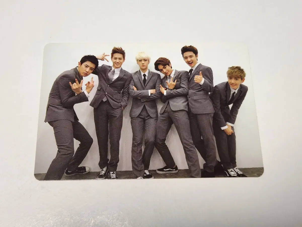 엑소 EXO-K 으르렁 단체 포카