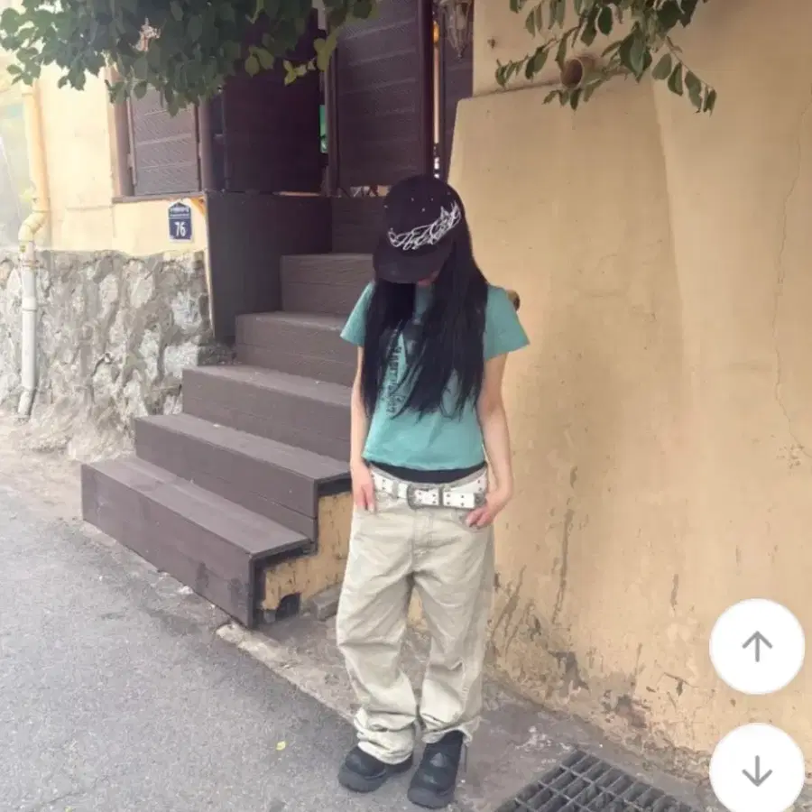 갱갱샵 마틴 라인 플레어 데님 팬츠