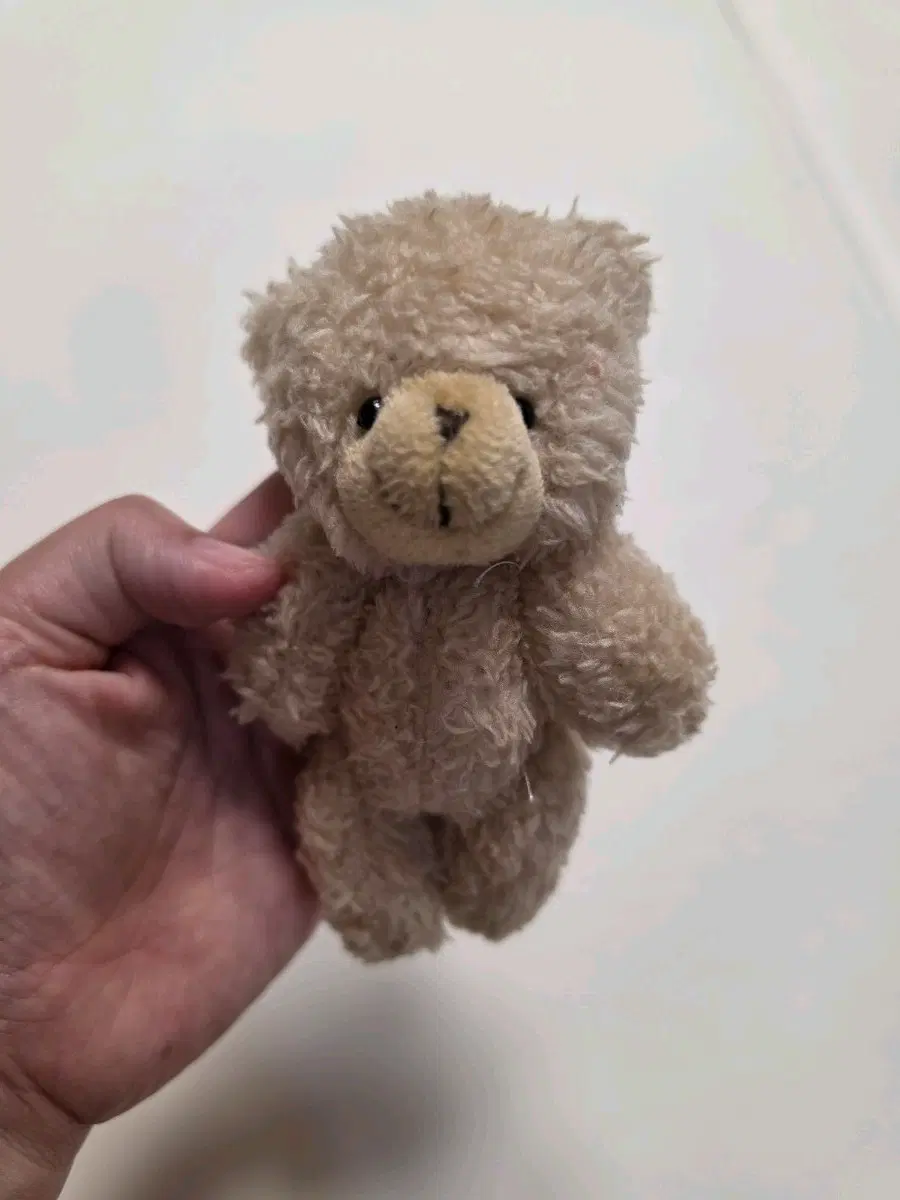 14cm 미니 곰인형 베이지색