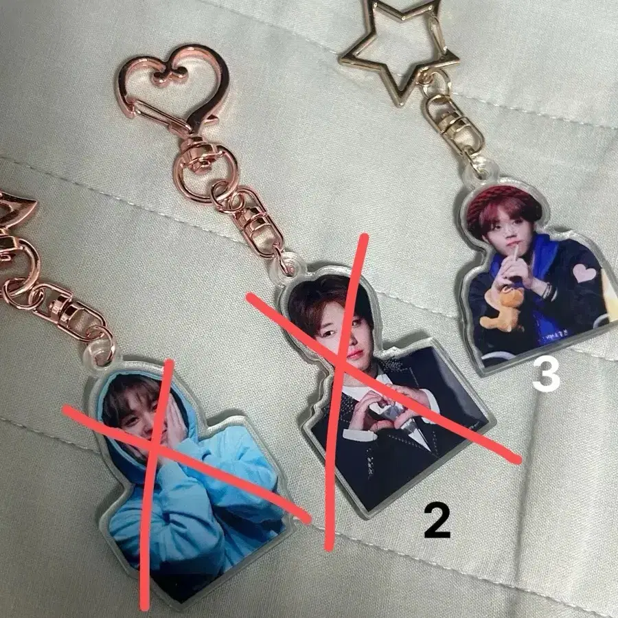 박지훈 포토 키링