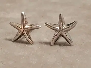 하와이안 주얼리 스타피쉬 귀걸이 양쪽 실버925