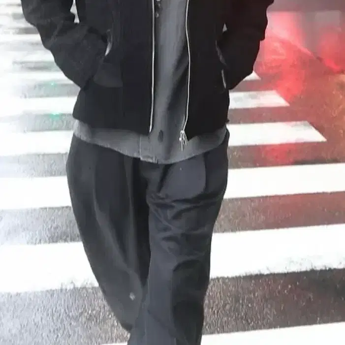 음양 트위드 자켓