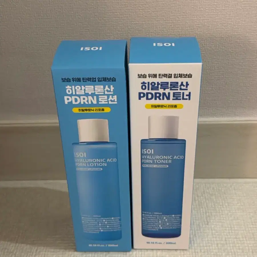 아이소이 히알루론산 PDRN 토너/로션 2종 세트 (미개봉)