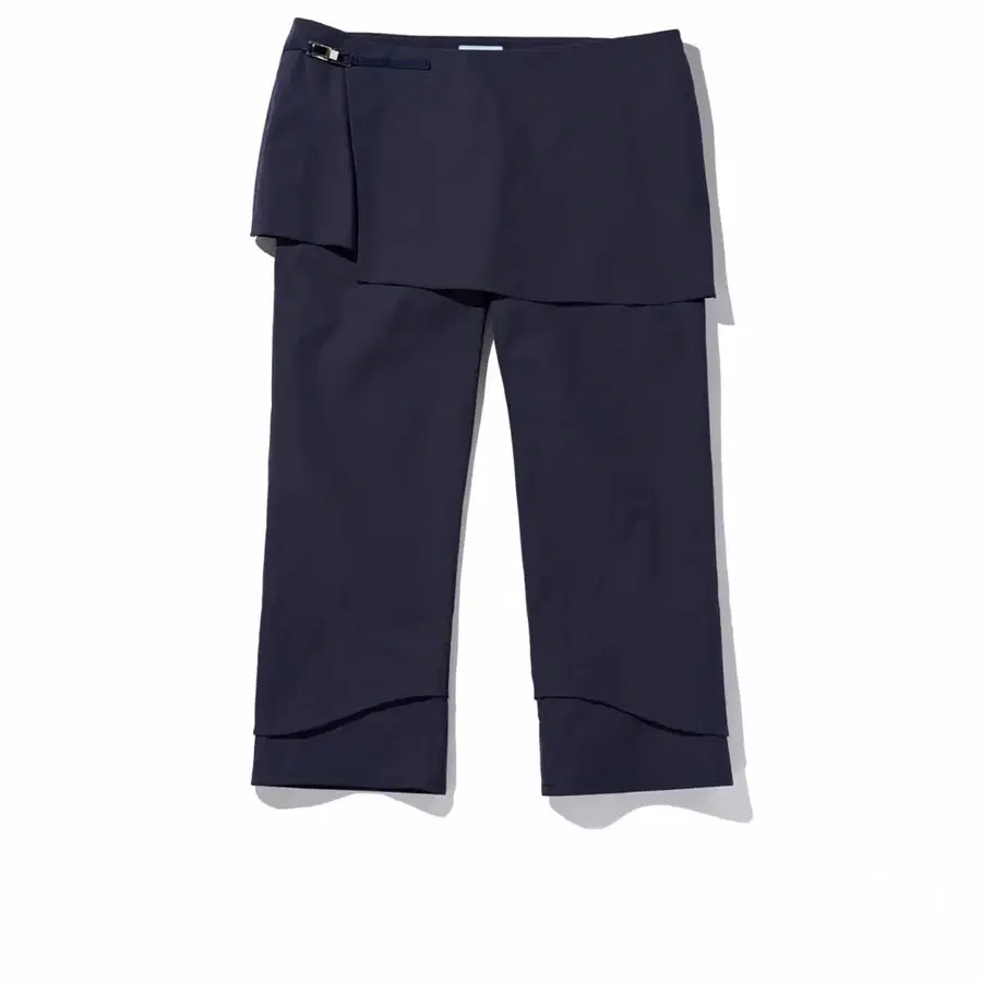 미스치프 LAYERED SKIRT CAPRI PANTS_NAVY 급처