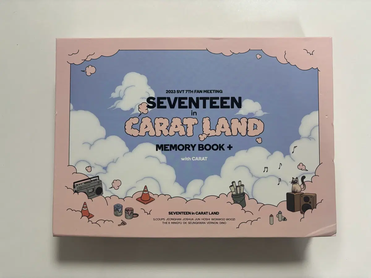 세븐틴 2023 캐럿랜드 메모리북 양도