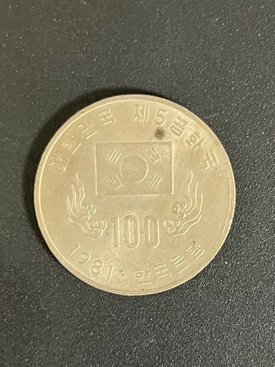 1981년 제 5 공화국 100원