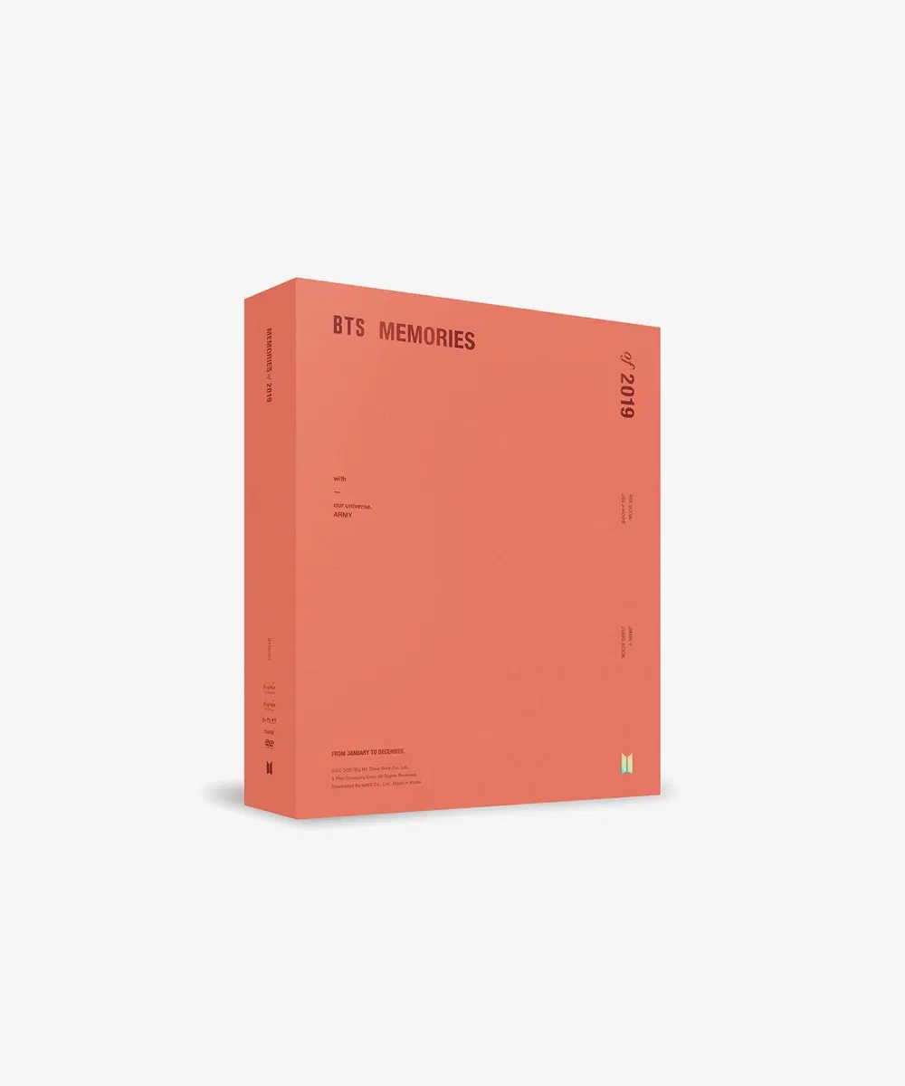 BTS MEMORIES OF 2019 (DVD+Blu-ray)