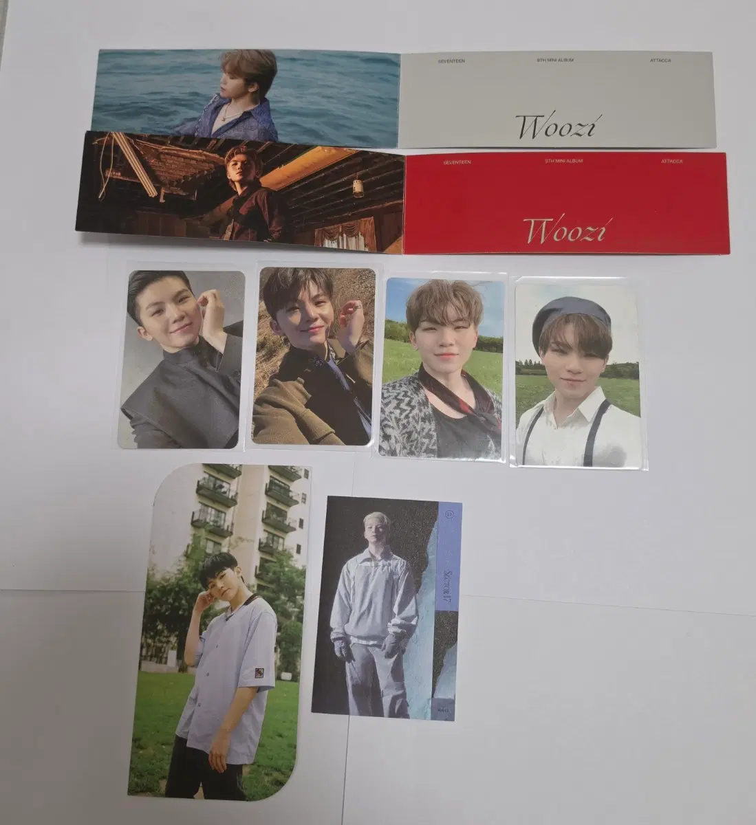 탈덕처분 세븐틴 우지 포카 엽서 일괄