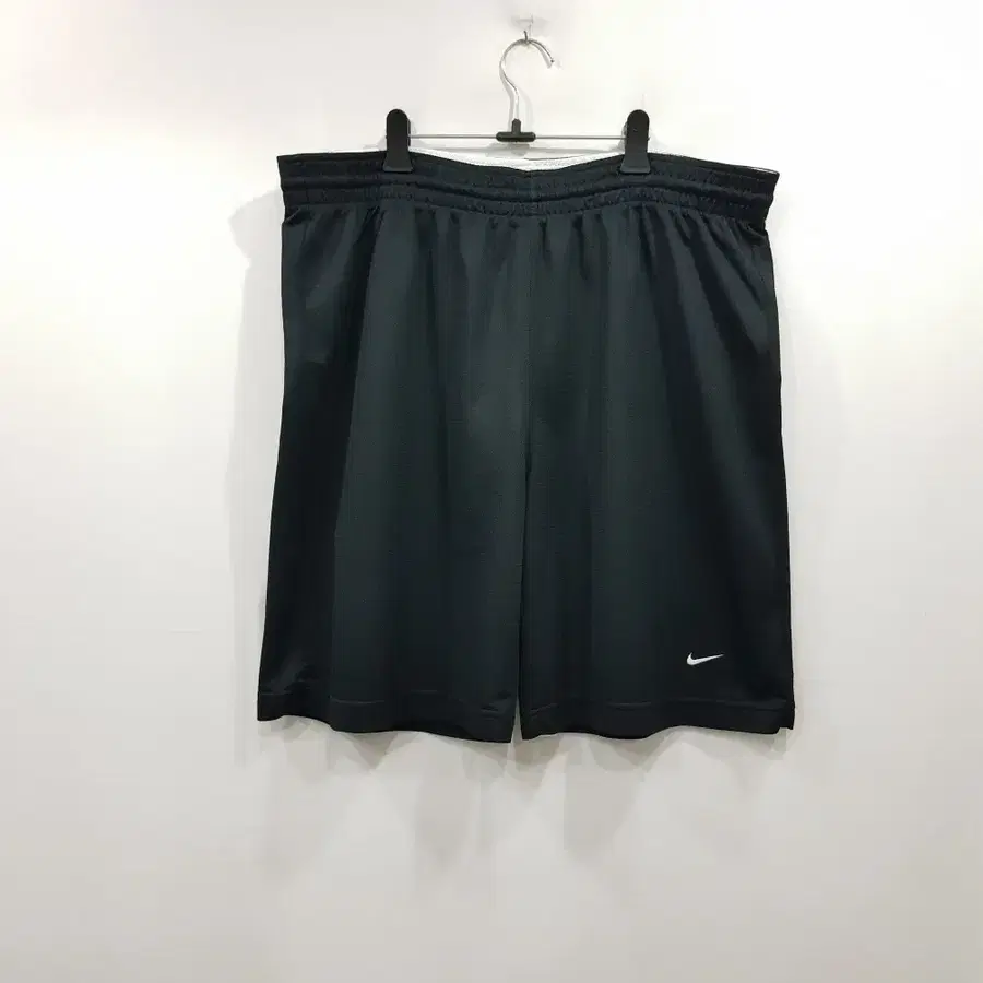 R345 나이키 자수로고 검정 추리닝 트레이닝 반바지 남XL