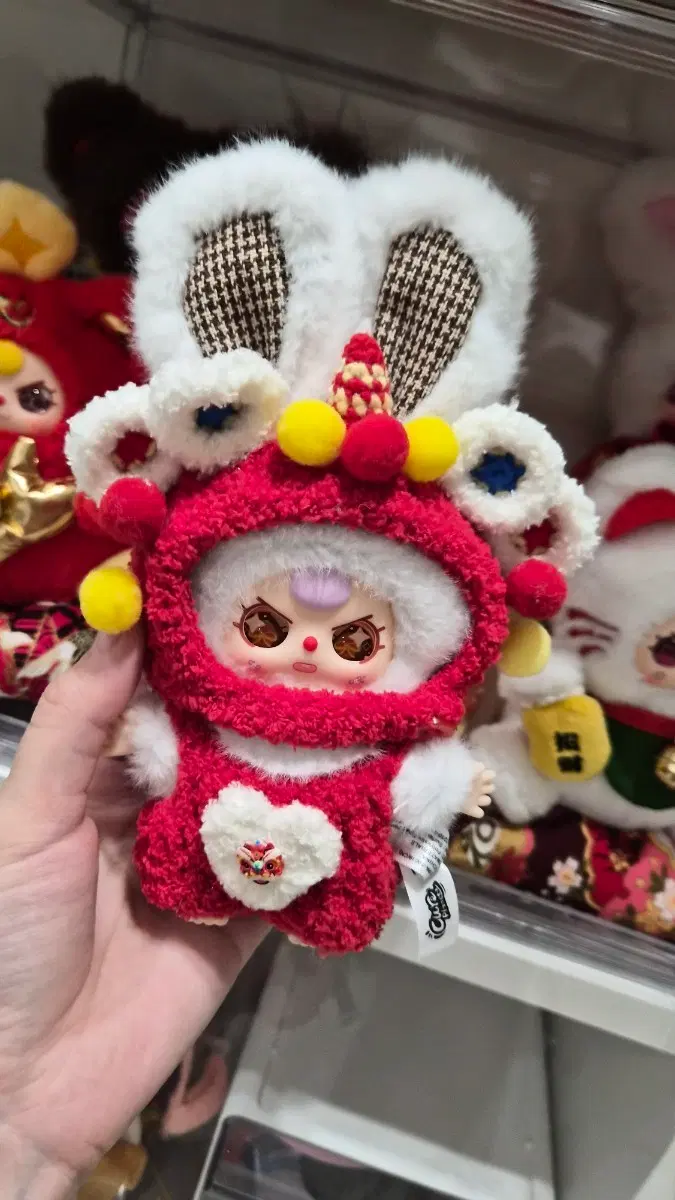 베이비쓰리 해태 뜨개옷 인형