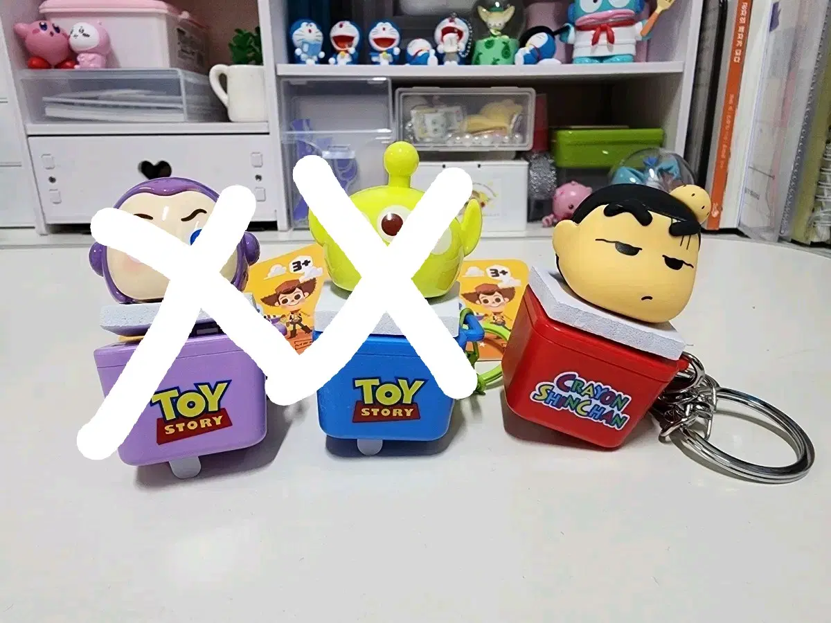(새상품)짱구꿀밤 키캡 키링