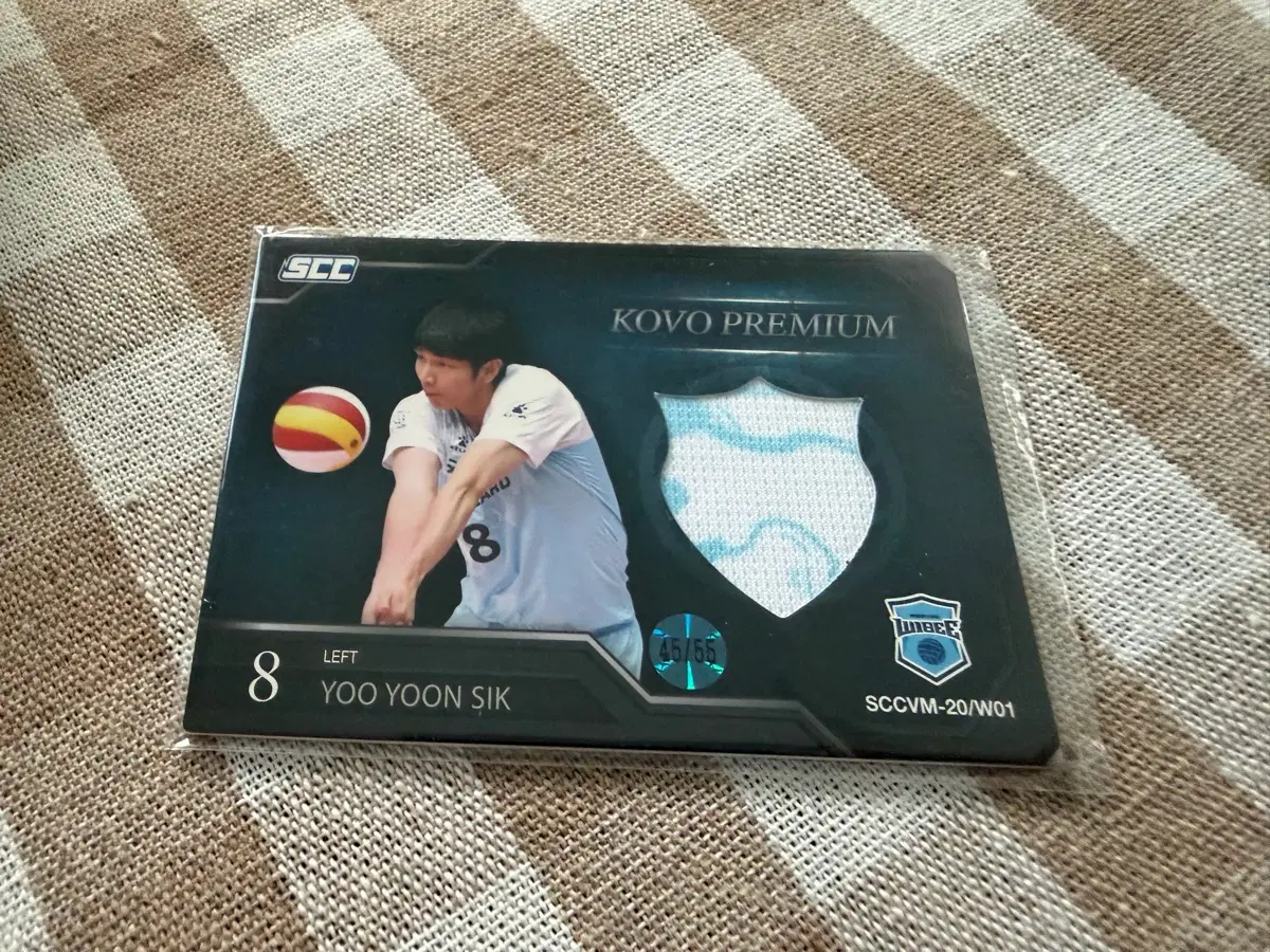 SCC KOVO 카본 져지 카드 우리카드 류윤식
