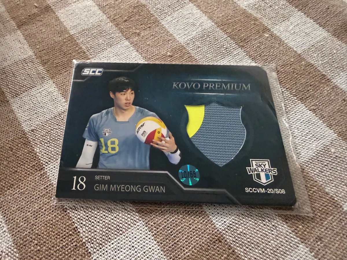SCC KOVO 카본 져지 카드 현대캐피탈 김명관