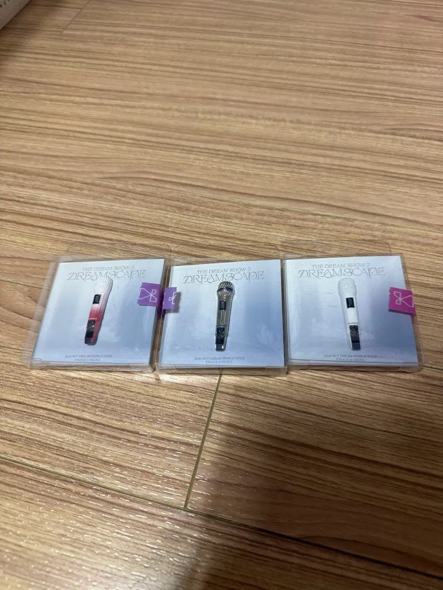(원가이하)드림쇼3 앙콘엠디 재민 제노 지성 마이크뱃지