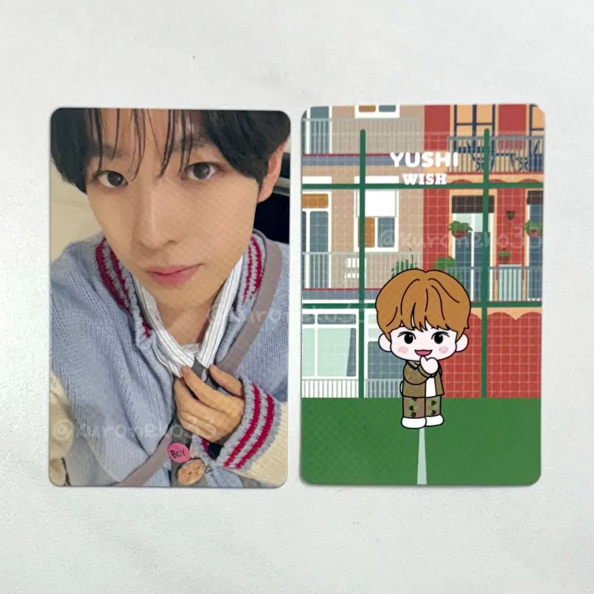 엔시티위시 유우시 꼬마즈 팝업 랜덤 포카 nct wish yushi ccomaz