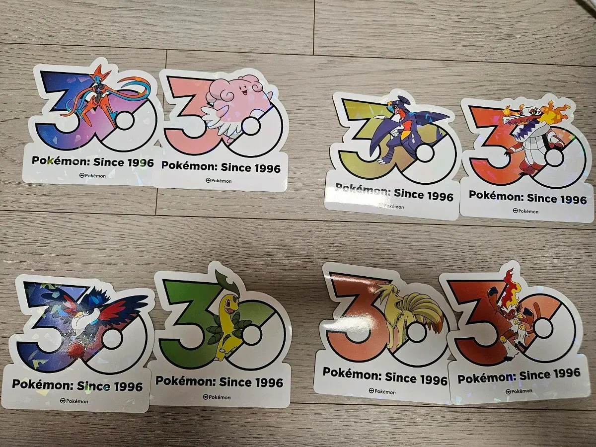 (2개세트) 포켓몬 30주년 스티커