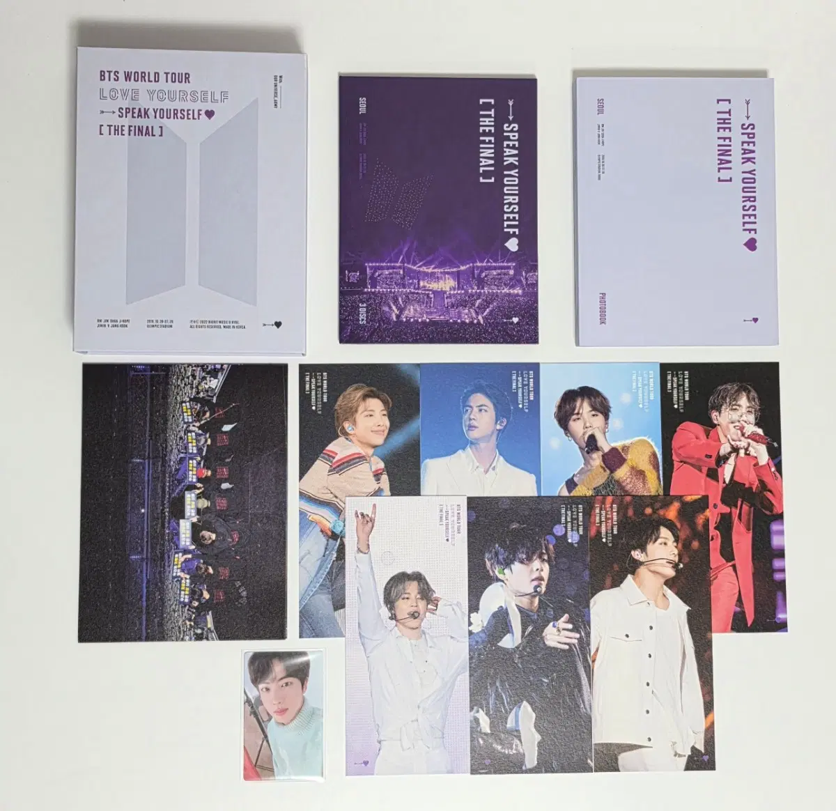 럽셀콘 스픽콘 서울 석진 dvd 디비디 love yourself speak yourself 방탄 bts