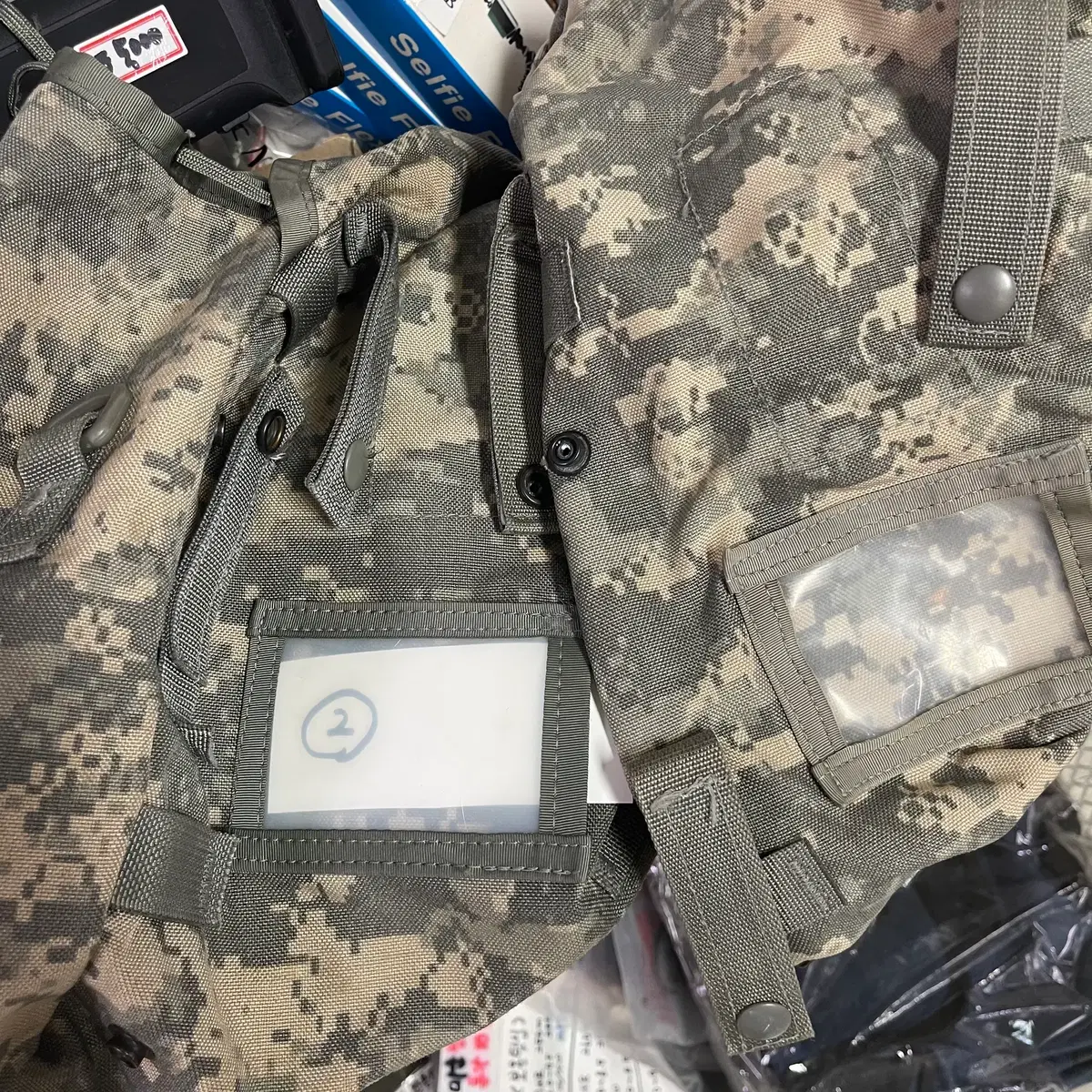 사이드파우치2. [오리지널] 미군 MOLLE II ACU 서스테인먼트 파우치 2개 세트