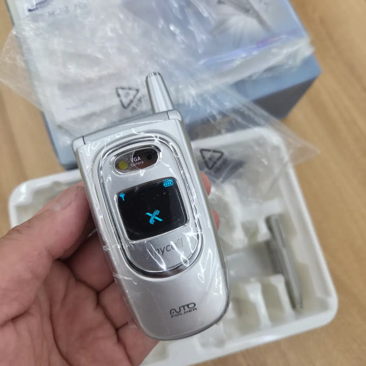 올드폰 구형폰 옛날폰 피처폰 삼성애니콜 SCH-E430 오토폴더폰 새제품 박스폰