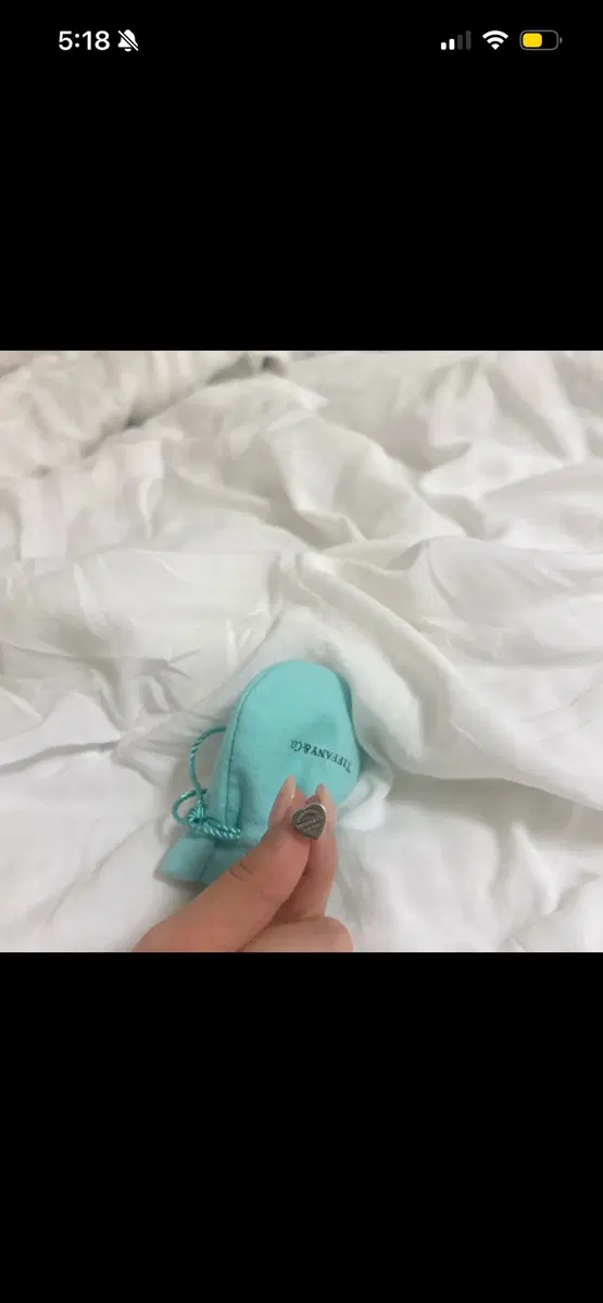 티파니앤코 하트 실버 귀걸이 한쪽만 팔아요