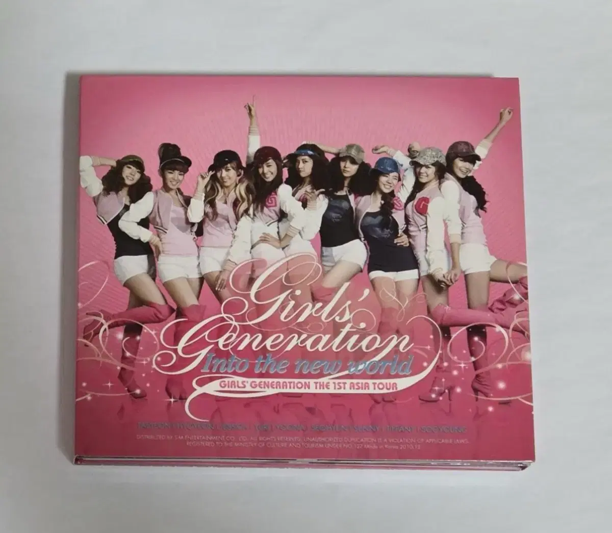 소녀시대 1st Asia Tour Into The New 앨범 시디 CD