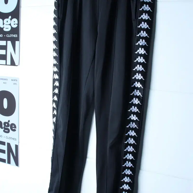 (M-L) 카파 트레이닝복 바지 사이드라인 밴딩 조거 스트릿-P10769