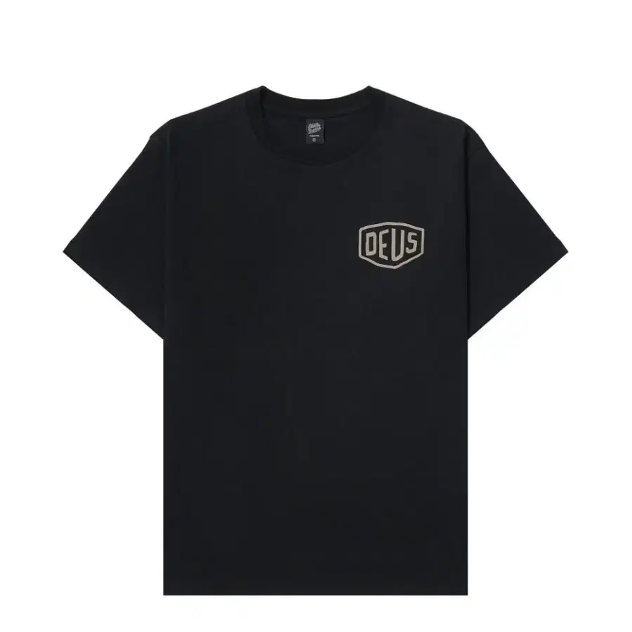 XXL 블랙 데우스 반팔티