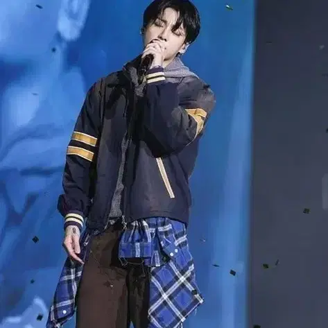 [46] Diesel 디젤 j kill 빈티지 이펙트 자켓 네이비 정국 착용