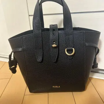훌라 FURLA 넷 NET 미니 토트백 핸드 블랙 블랙