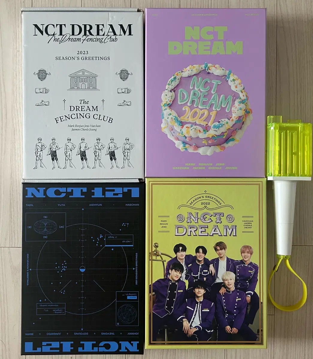 NCT DREAM NCT 127 시즌그리팅 믐뭔봉 일괄