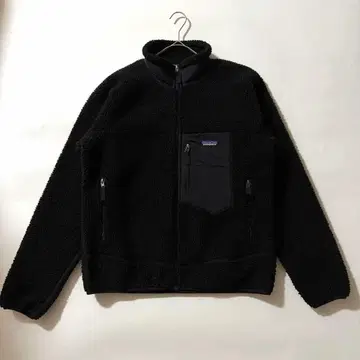 올 블랙 Patagonia Classic Retro-X 플리스 M