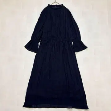 UNTITELD 언타이틀 시어 조젯 플리츠 원피스 (XL)