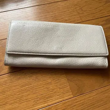 HIROFU 히로후 장지갑 가죽 화이트