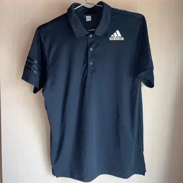 adidas 골프웨어 피케 셔츠 블랙