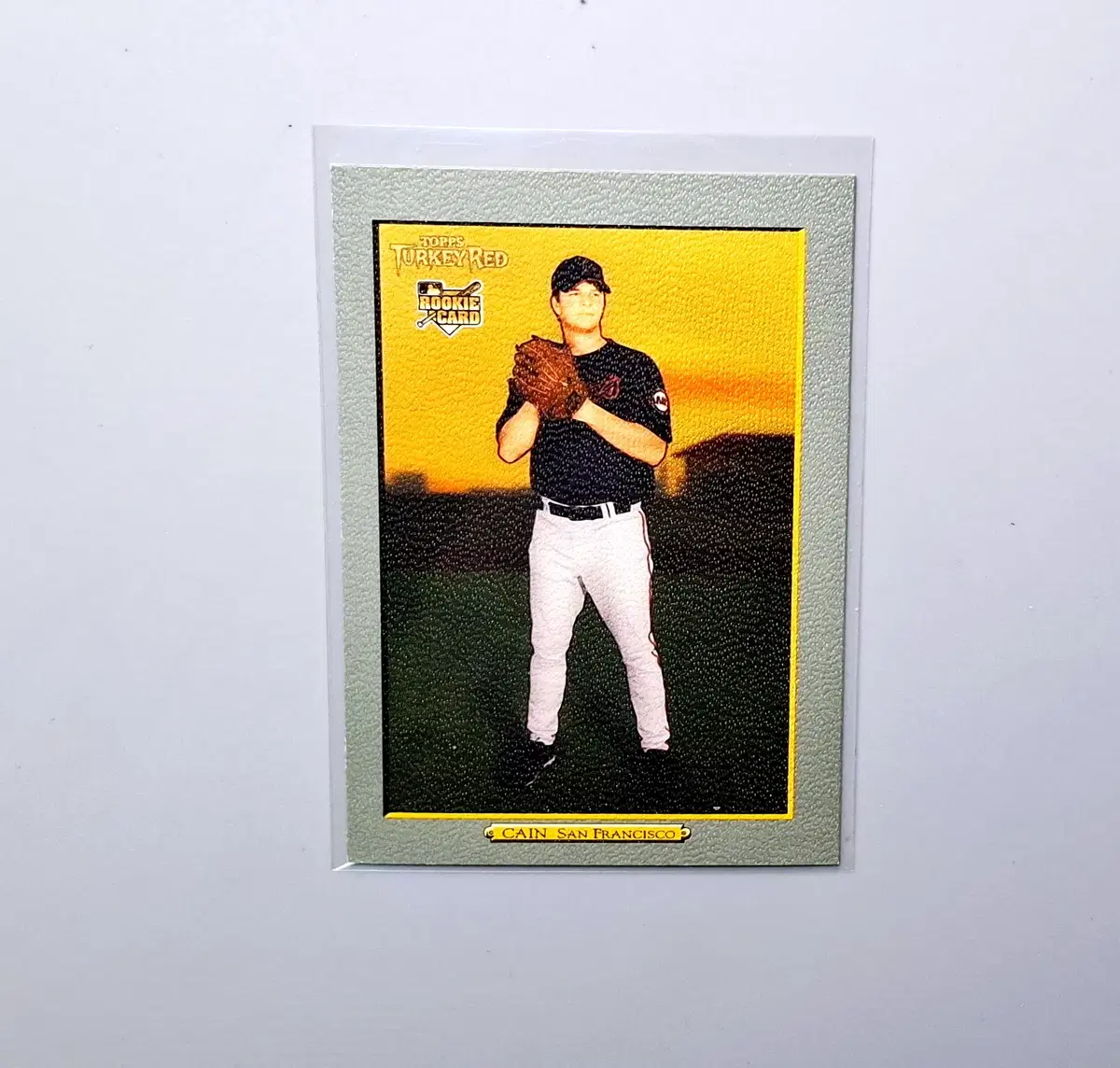 MLB 맷케인 루키카드 2007 탑스 샌프란시스코 자이언츠