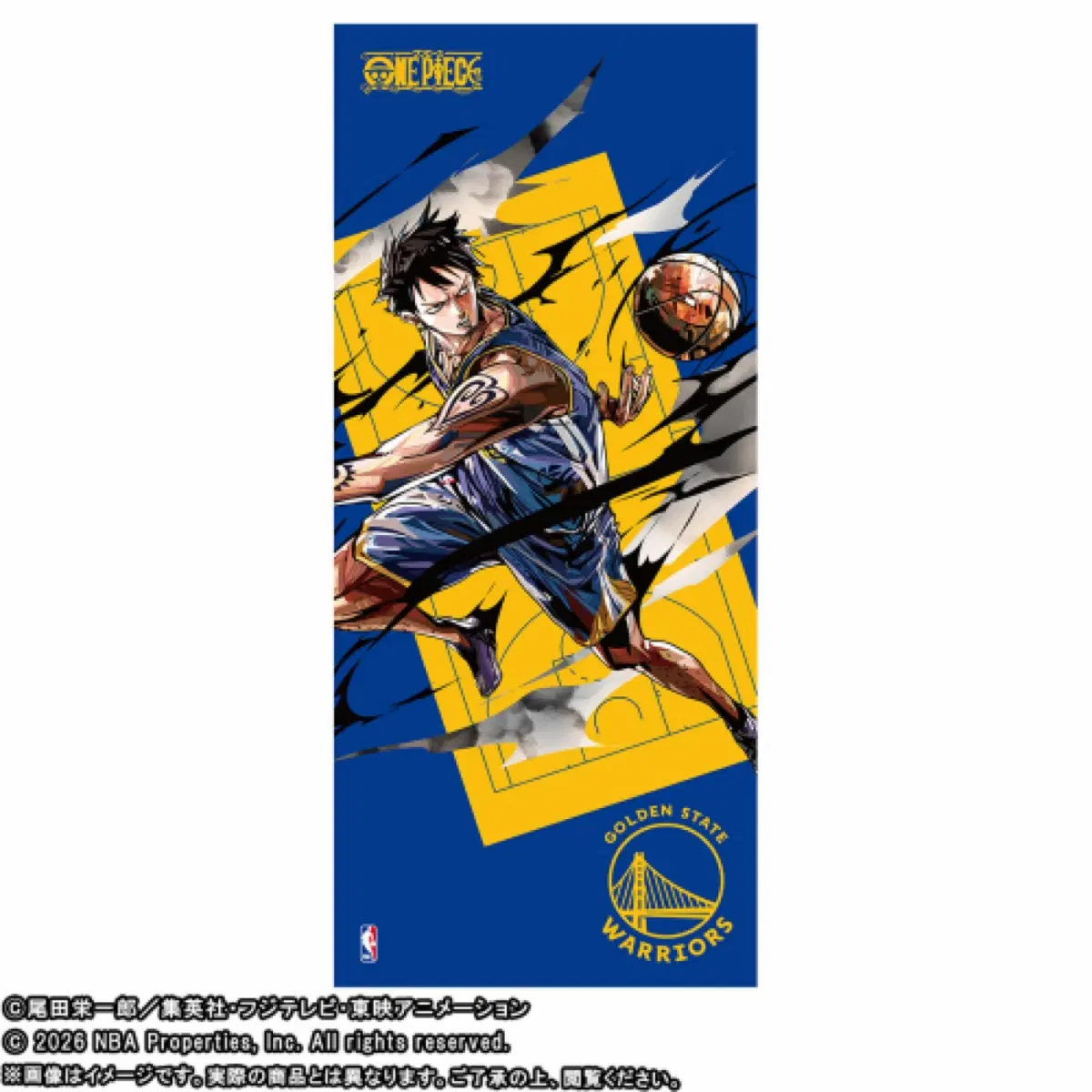 NBA 원피스 콜라보 80cm 빅 타올 타월 로우