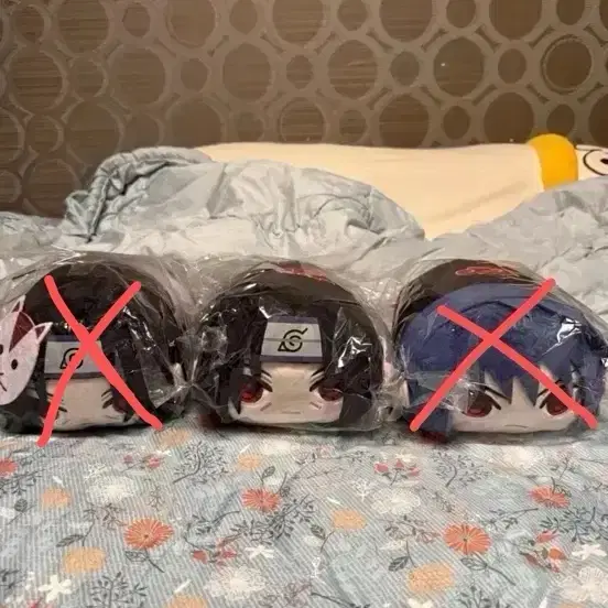 나루토 이타치 사스케 후와 포테 누이 인형M 미개봉