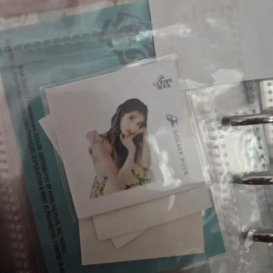 아이유 골든아워 띠부씰 띠부실
