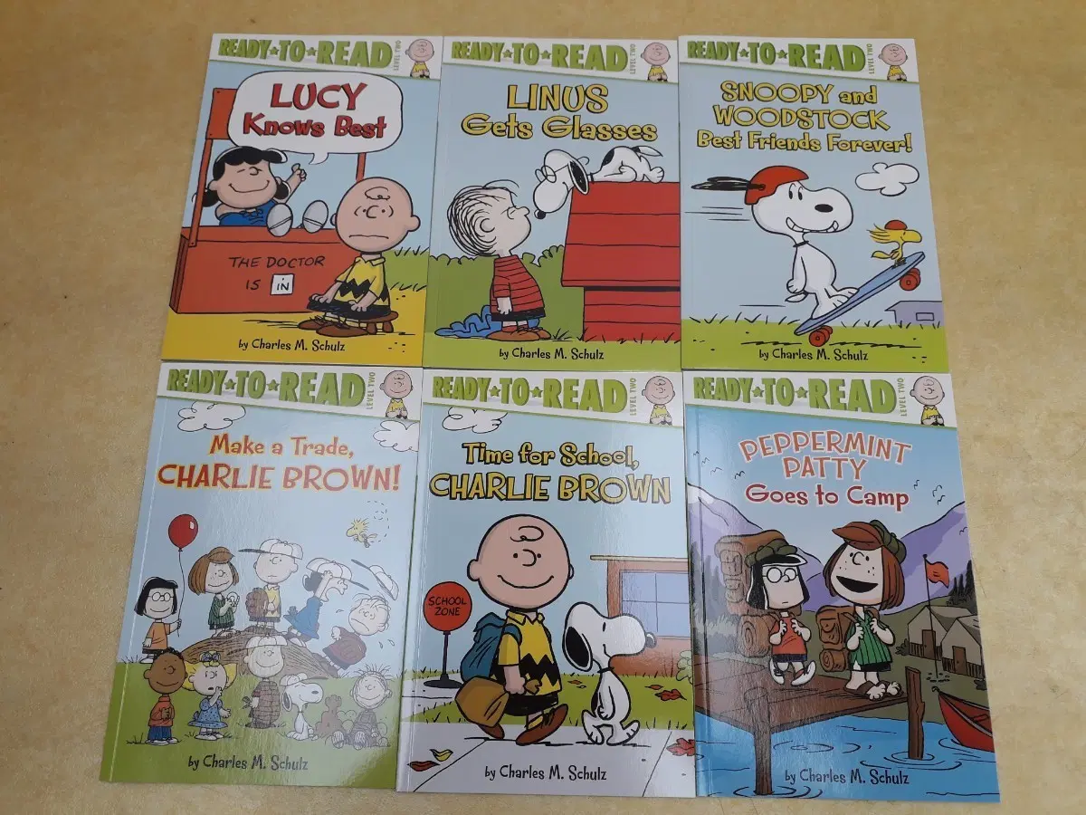 Simon Spotlight Ready-to-Read Level 2 (PEANUTS Gang)전 6권