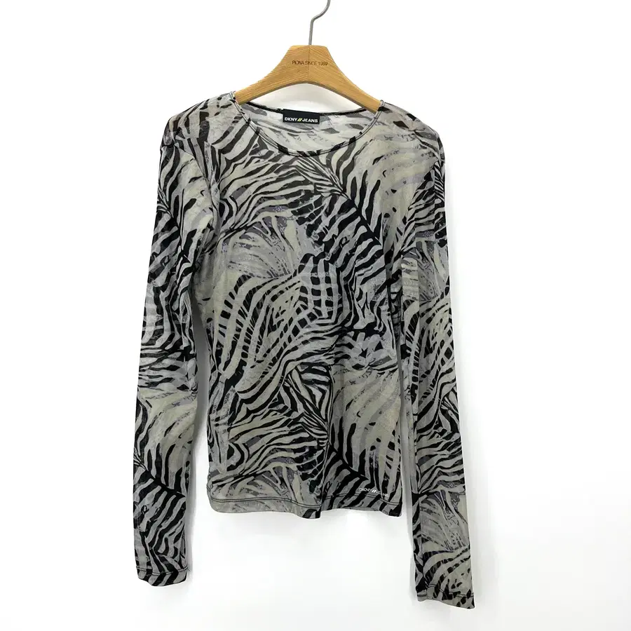 [DKNY] 지브라 시스루 롱슬리브