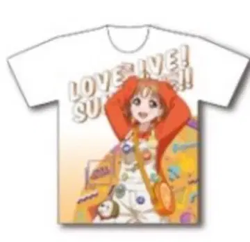 타카미 치카 러브 라이브 Aqours 티셔츠 미사용 반팔 새상품 프리 사이즈