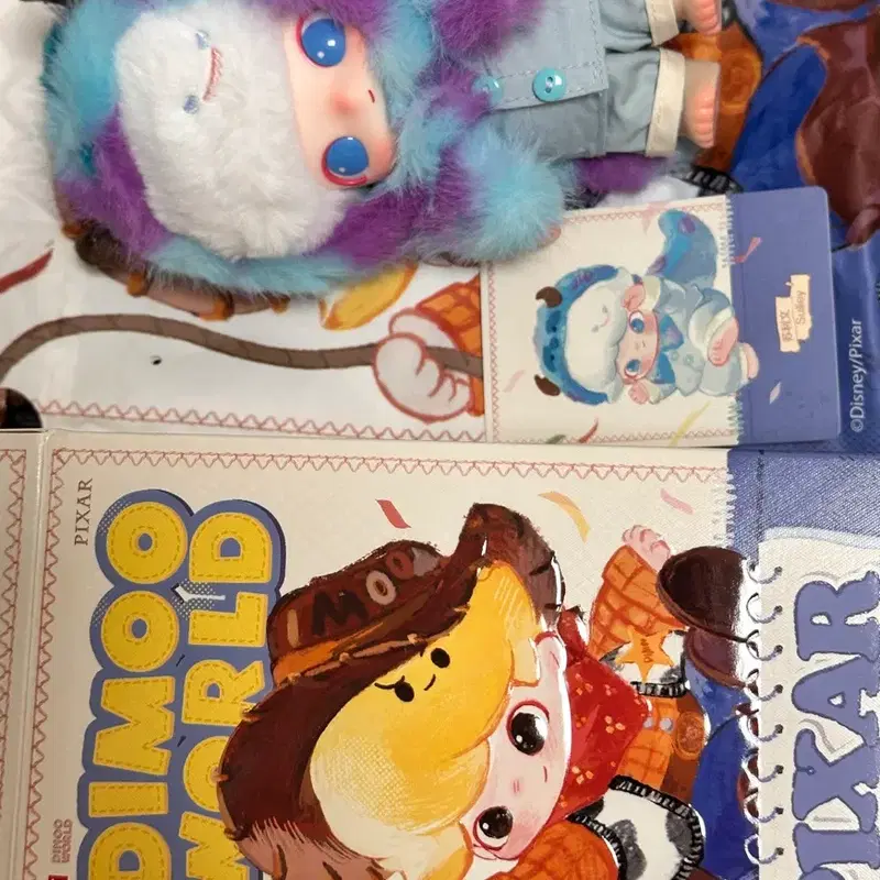 팝마트 디무 월드 픽사 설리 인형키링