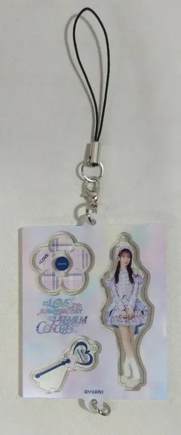 =LOVE [절대 아이돌 그만두지 마 ] 가창 의상 타키와키 쇼 미니 아크릴 스탠드형 연결 키링