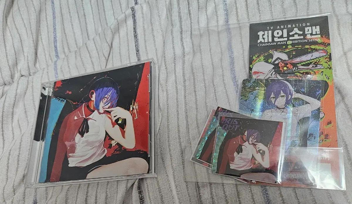 iris out cd 세트 체인소맨 앨범 굿즈 일괄