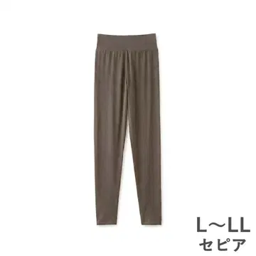 [새상품] TAKEFU 죽포 스패츠 10분 길이 세피아 L~LL 사이즈 대나무 섬유