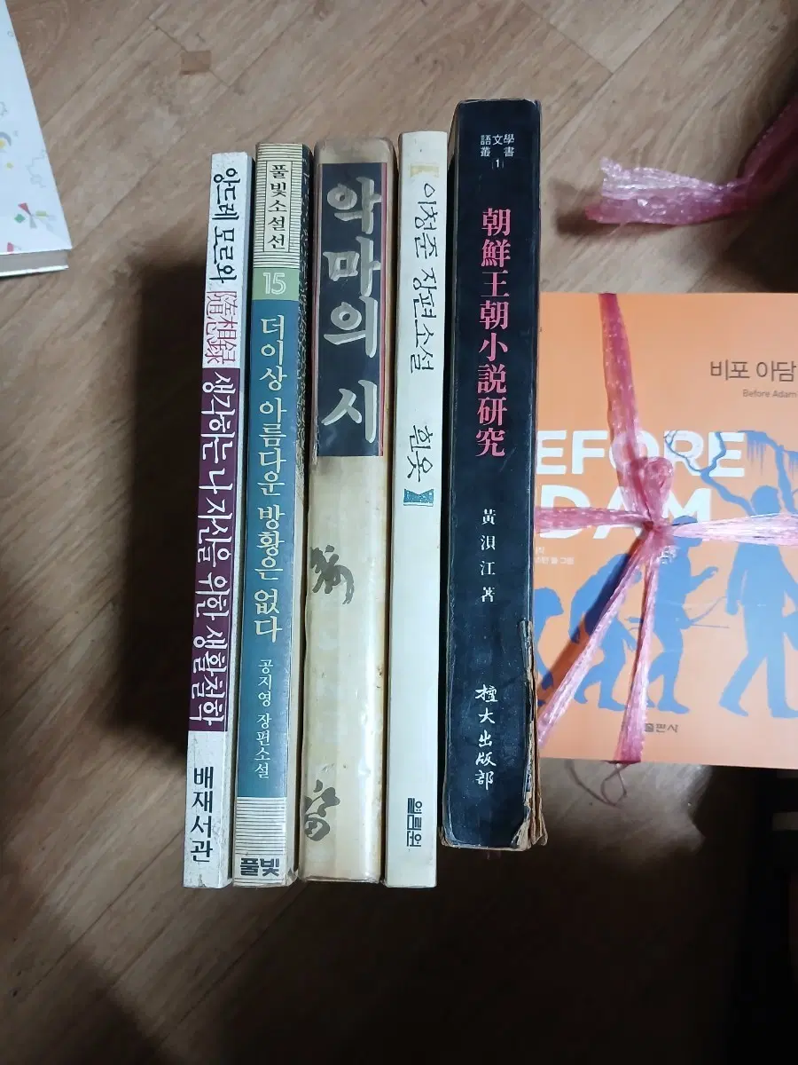 앙드레 모르와, 악마의 시, 조선왕조 소설 연구 5권일괄